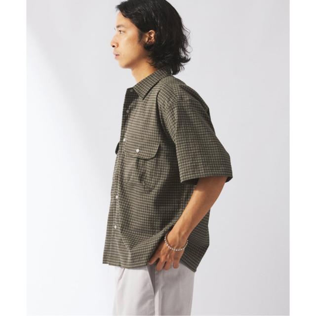 ジャーナルスタンダード レリューム（JOURNAL STANDARD relume）/ストレッチ サッカー ミニ チェック 半袖 シャツ_13