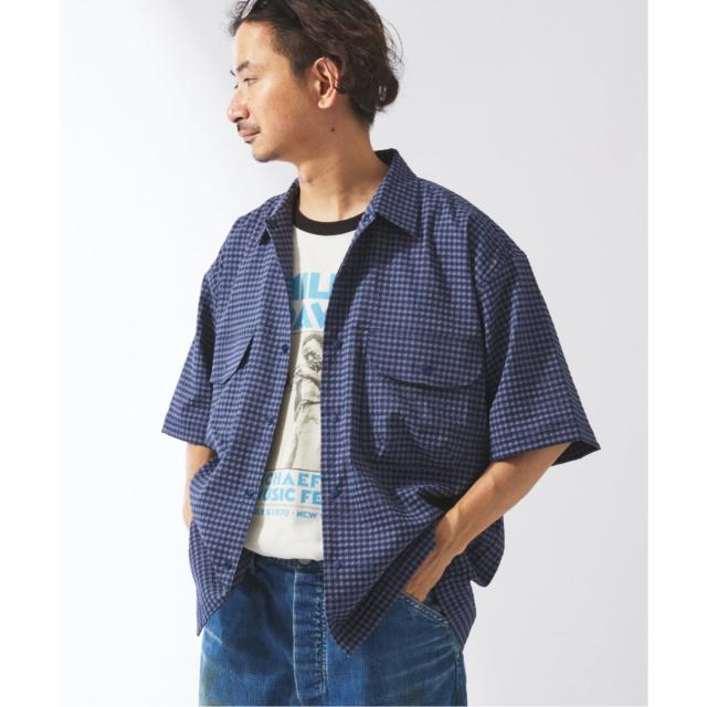 ジャーナルスタンダード レリューム（JOURNAL STANDARD relume）/ストレッチ サッカー ミニ チェック 半袖 シャツ_18