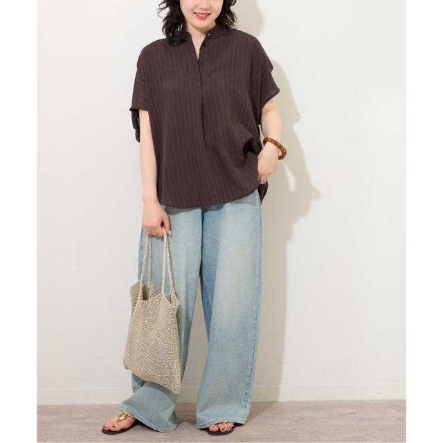ジャーナルスタンダード レリューム（JOURNAL STANDARD relume）/《WEB限定追加》N/Rダブルストライプブラウス