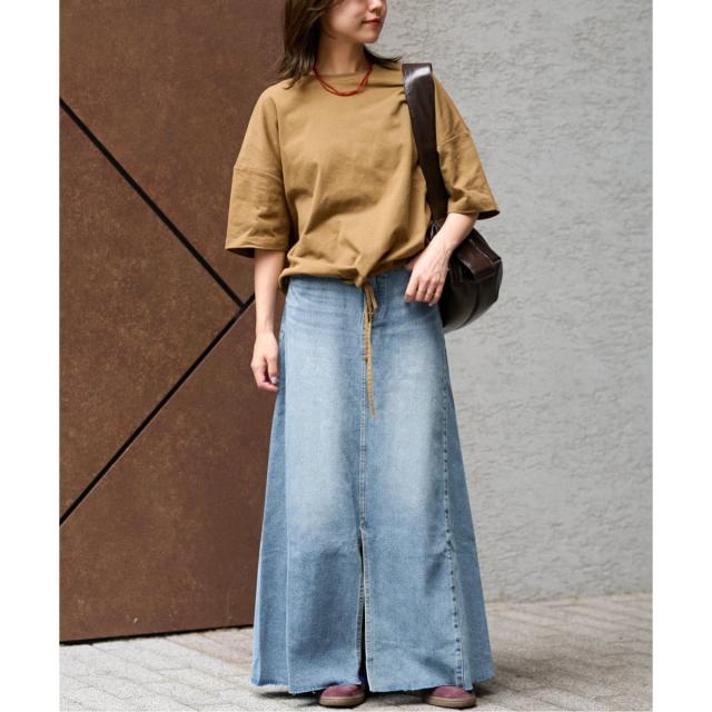 ジャーナルスタンダード レリューム（JOURNAL STANDARD relume）/《追加3》9oz C/R ジョイントデニムスカート