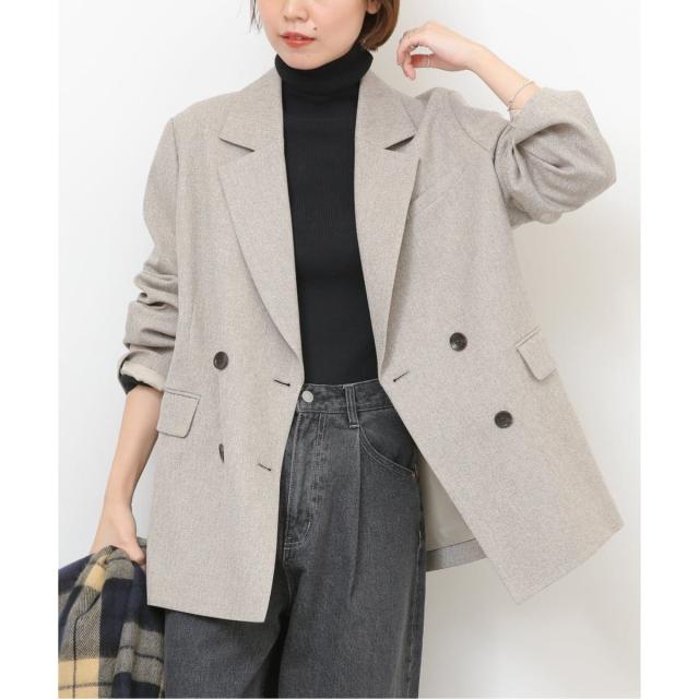 ジャーナルスタンダード レリューム（JOURNAL STANDARD relume）/《追加》ツイーディーツイルテーラードダブルジャケット