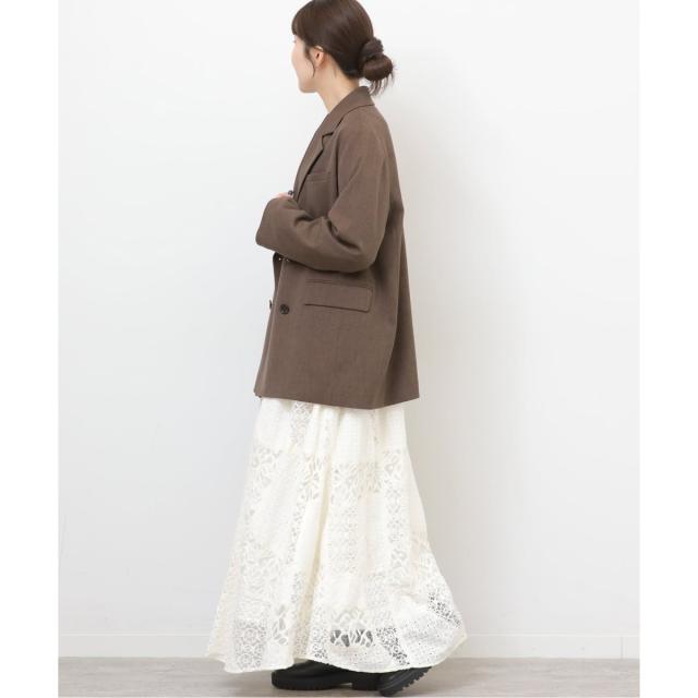 ジャーナルスタンダード レリューム（JOURNAL STANDARD relume）/《追加》ツイーディーツイルテーラードダブルジャケット