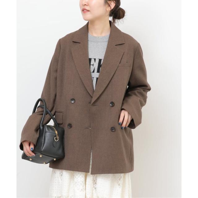 ジャーナルスタンダード レリューム（JOURNAL STANDARD relume）/《追加》ツイーディーツイルテーラードダブルジャケット