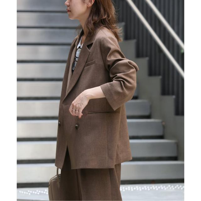 ジャーナルスタンダード レリューム（JOURNAL STANDARD relume）/《追加》ツイーディーツイルテーラードダブルジャケット