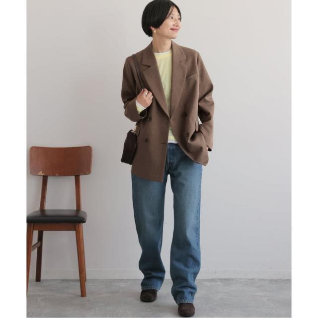 ジャーナルスタンダード レリューム（JOURNAL STANDARD relume）/《追加》ツイーディーツイルテーラードダブルジャケット