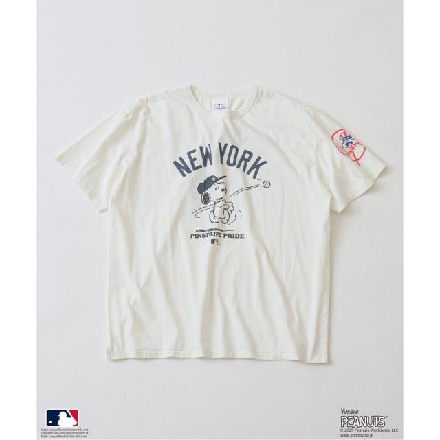 ジャーナルスタンダード レリューム（JOURNAL STANDARD relume）/PEANUTS 別注 MLB ベースボール プリントTシャツ