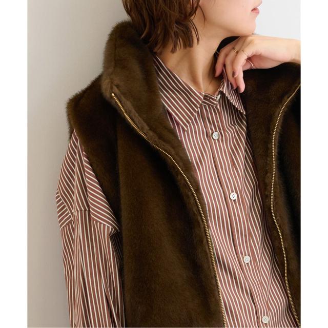 ジャーナルスタンダード レリューム（JOURNAL STANDARD relume）/コンパクトコットンストライプビッグシャツ