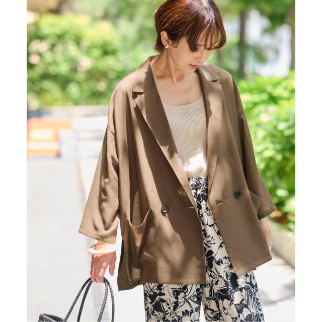 ジャーナルスタンダード レリューム（JOURNAL STANDARD relume）/《追加4》シアーテーラードジャケット