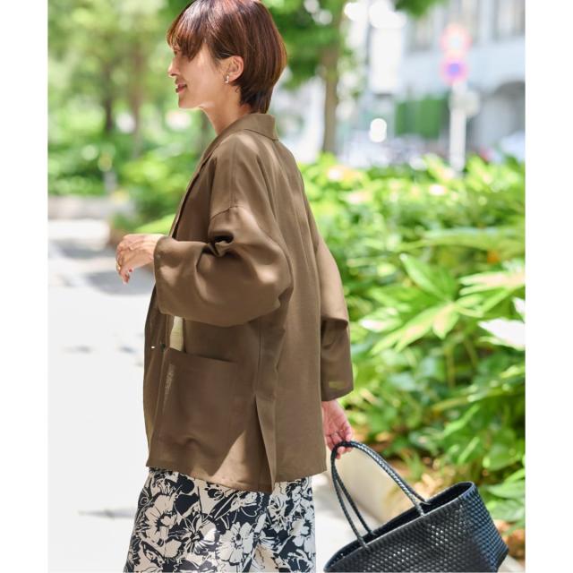 ジャーナルスタンダード レリューム（JOURNAL STANDARD relume）/《追加4》シアーテーラードジャケット