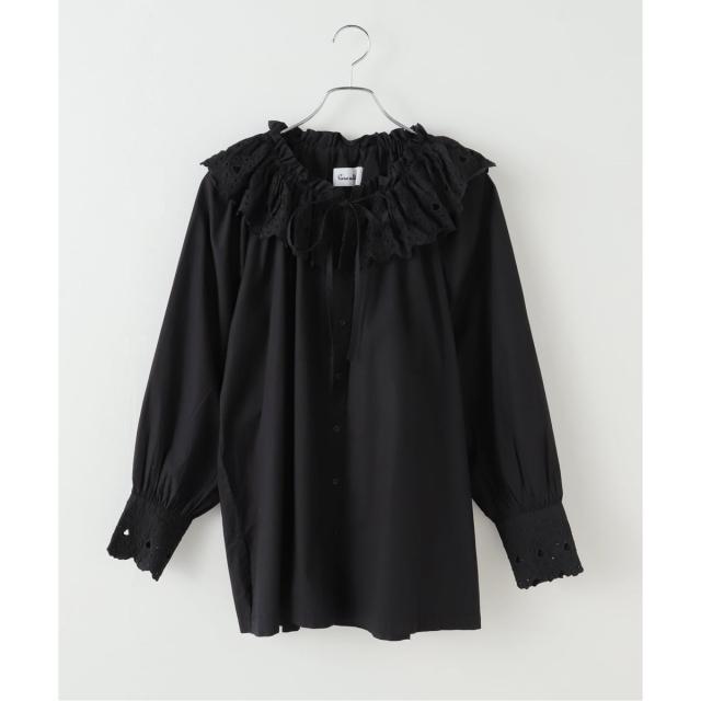 ジャーナルスタンダード レリューム（JOURNAL STANDARD relume）/【SARA MALLIKA/サラマリカ】 COTTON SCALLOP COLLAR BL：ブラウス