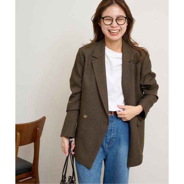 ジャーナルスタンダード レリューム（JOURNAL STANDARD relume）/《追加》シャークツイードテーラードジャケット