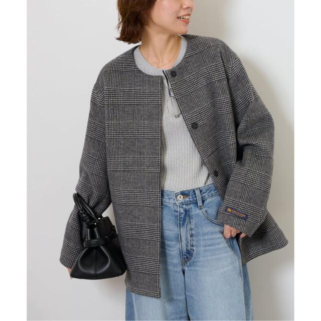ジャーナルスタンダード レリューム（JOURNAL STANDARD relume）/《追加》スーパーファインビーバークルーネックコート