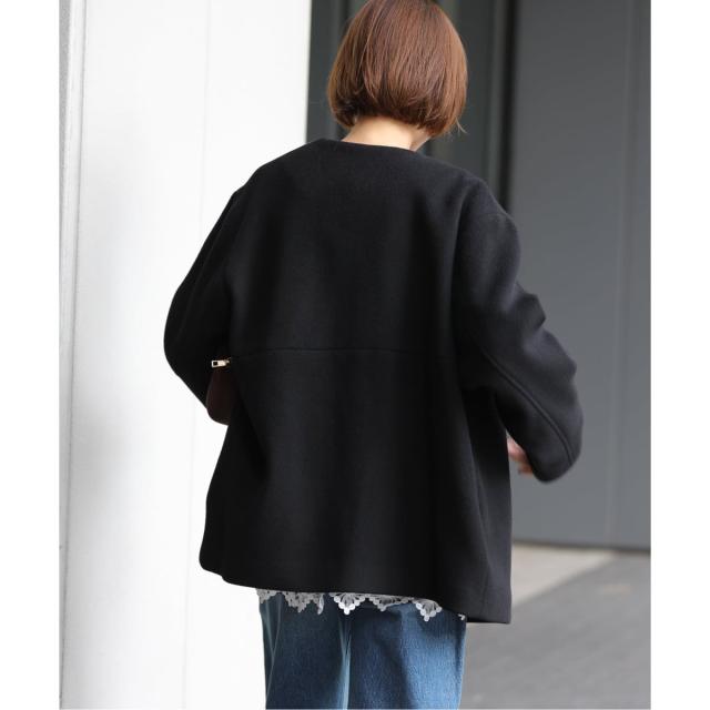 ジャーナルスタンダード レリューム（JOURNAL STANDARD relume）/《追加》スーパーファインビーバークルーネックコート