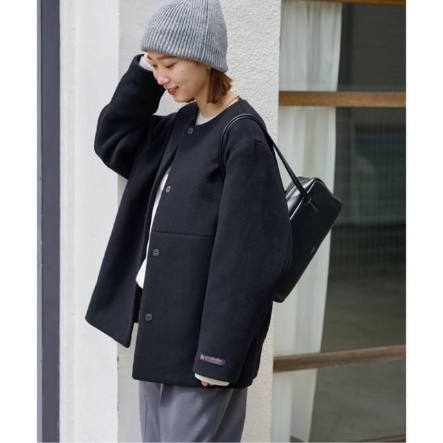 ジャーナルスタンダード レリューム（JOURNAL STANDARD relume）/《追加》スーパーファインビーバークルーネックコート
