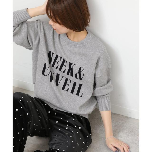 ジャーナルスタンダード レリューム（JOURNAL STANDARD relume）/《一部WEB限定》コットンカシミヤミックスロゴニット