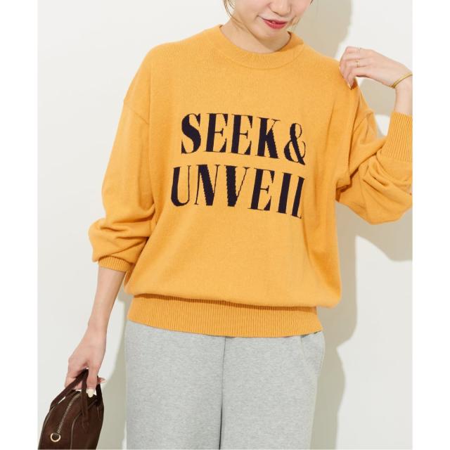 ジャーナルスタンダード レリューム（JOURNAL STANDARD relume）/《一部WEB限定》コットンカシミヤミックスロゴニット