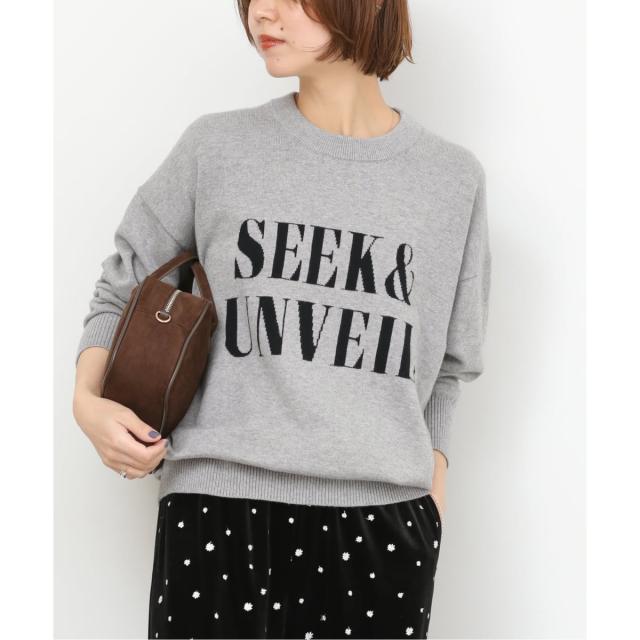 ジャーナルスタンダード レリューム（JOURNAL STANDARD relume）/《一部WEB限定》コットンカシミヤミックスロゴニット