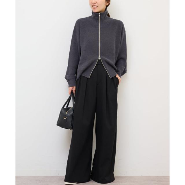 ジャーナルスタンダード レリューム（JOURNAL STANDARD relume）/《追加》ウォッシャブルサージストレッチタックワイドパンツ