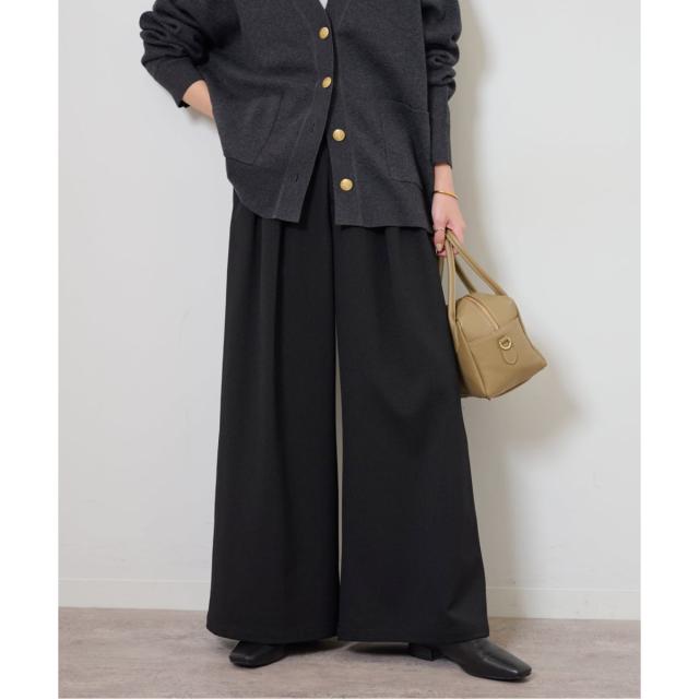 ジャーナルスタンダード レリューム（JOURNAL STANDARD relume）/《追加》ウォッシャブルサージストレッチタックワイドパンツ