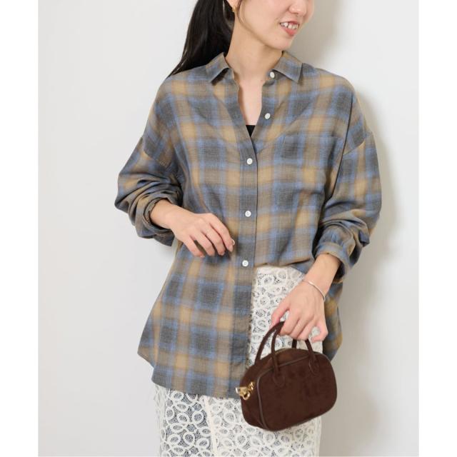 ジャーナルスタンダード レリューム（JOURNAL STANDARD relume）/オーガニックコットンミックスオンブレツイルシャツ