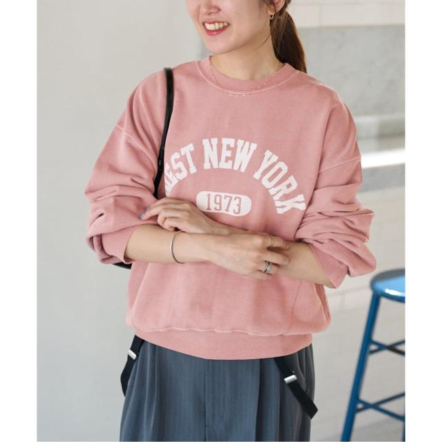 ジャーナルスタンダード レリューム（JOURNAL STANDARD relume）/ヴィンテージライクカレッジロゴスウェット