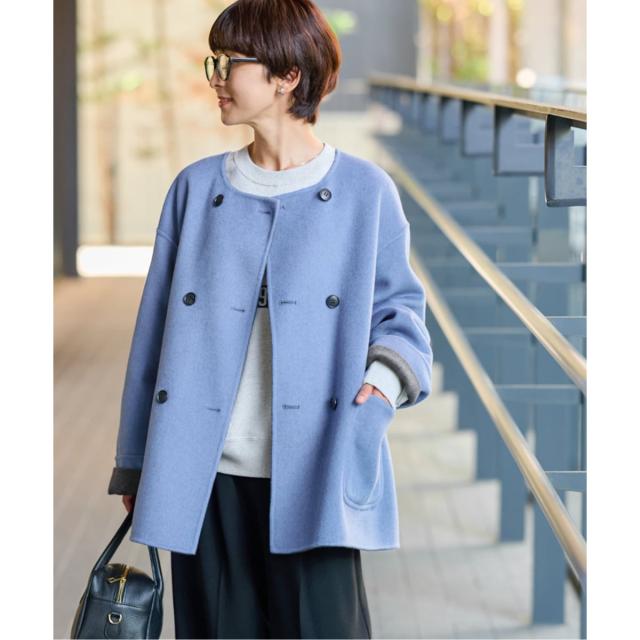 ジャーナルスタンダード レリューム（JOURNAL STANDARD relume）/《新色》リバーシブルノーカラーショートコート