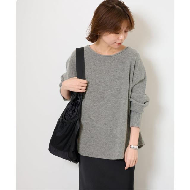 ジャーナルスタンダード レリューム（JOURNAL STANDARD relume）/ラムウールボートネックルーズプルオーバー