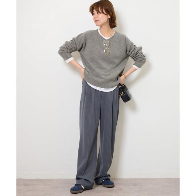 ジャーナルスタンダード レリューム（JOURNAL STANDARD relume）/《追加 / 新色》ウールカシミヤVネックプルオーバー