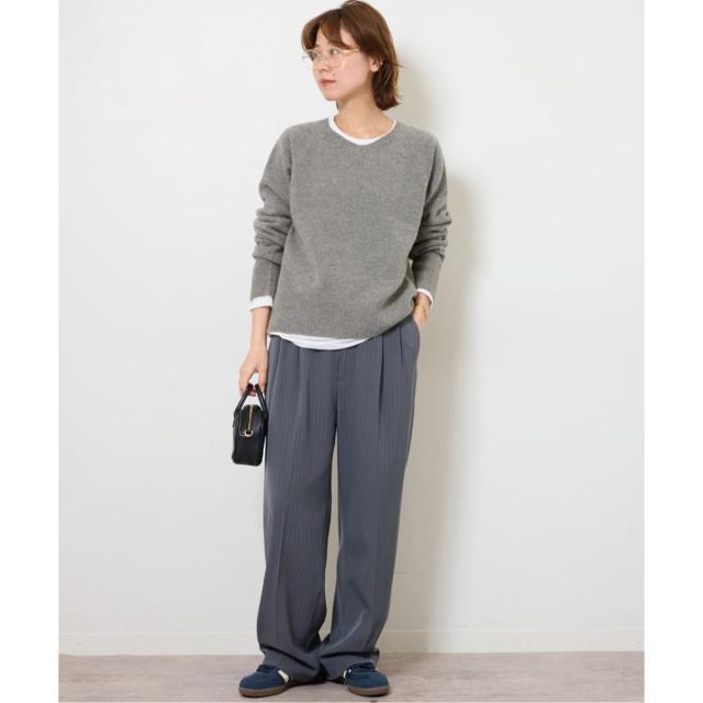 ジャーナルスタンダード レリューム（JOURNAL STANDARD relume）/《追加 / 新色》ウールカシミヤVネックプルオーバー