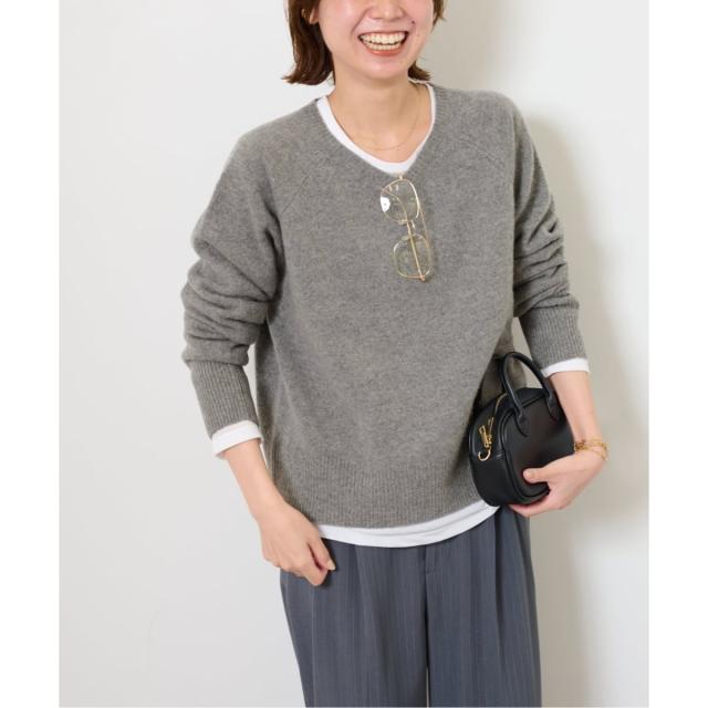 ジャーナルスタンダード レリューム（JOURNAL STANDARD relume）/《追加 / 新色》ウールカシミヤVネックプルオーバー