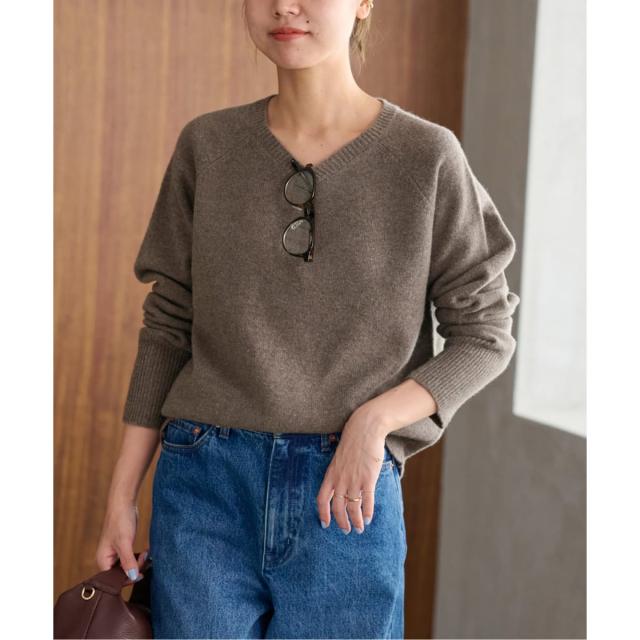 ジャーナルスタンダード レリューム（JOURNAL STANDARD relume）/《追加 / 新色》ウールカシミヤVネックプルオーバー