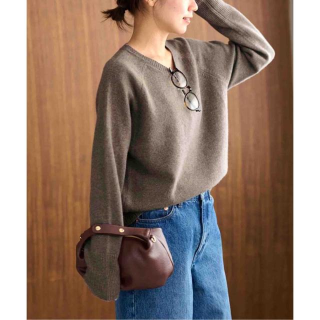 ジャーナルスタンダード レリューム（JOURNAL STANDARD relume）/《追加 / 新色》ウールカシミヤVネックプルオーバー