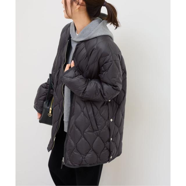 ジャーナルスタンダード　ビッグカラーダウンジャケット 黒 セール】ビッグカラーダウンジャケット（ダウンジャケット/コート