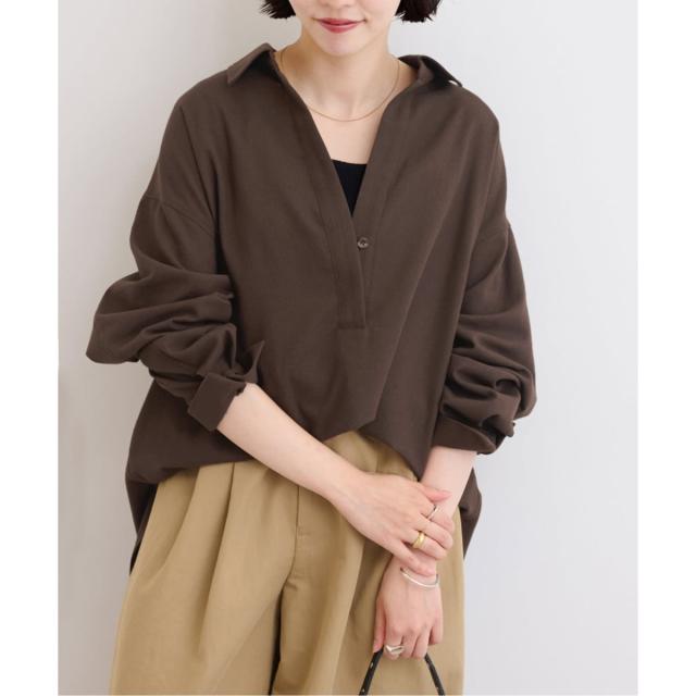 ジャーナルスタンダード レリューム（JOURNAL STANDARD relume）/《追加 / 新色》カルゼスキッパーブラウス