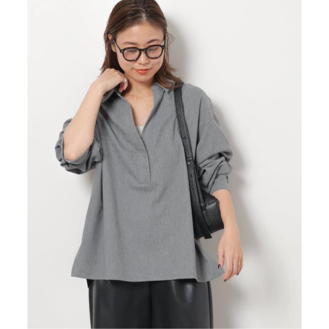 ジャーナルスタンダード レリューム（JOURNAL STANDARD relume）/《追加 / 新色》カルゼスキッパーブラウス