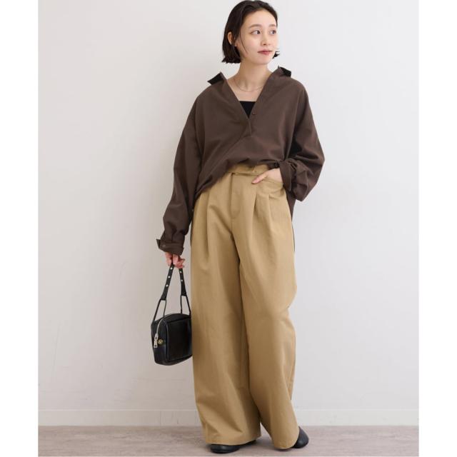 ジャーナルスタンダード レリューム（JOURNAL STANDARD relume）/《追加 / 新色》カルゼスキッパーブラウス