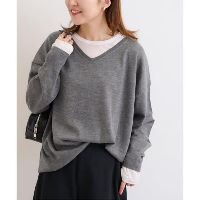 ジャーナルスタンダード レリューム（JOURNAL STANDARD relume）/キャッシュフィールVネックワイドプルオーバー