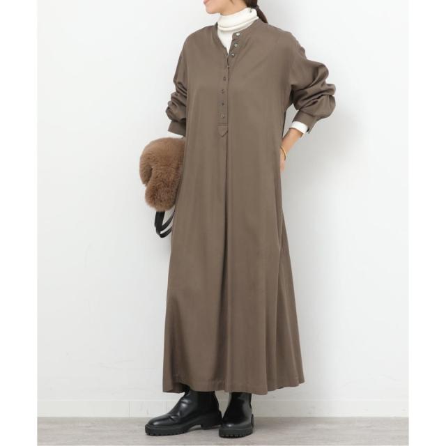 ジャーナルスタンダード レリューム（JOURNAL STANDARD relume）/《WEB限定》レーヨンツイルロングワンピース