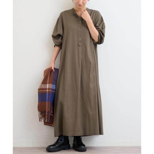 ジャーナルスタンダード レリューム（JOURNAL STANDARD relume）/《WEB限定》レーヨンツイルロングワンピース