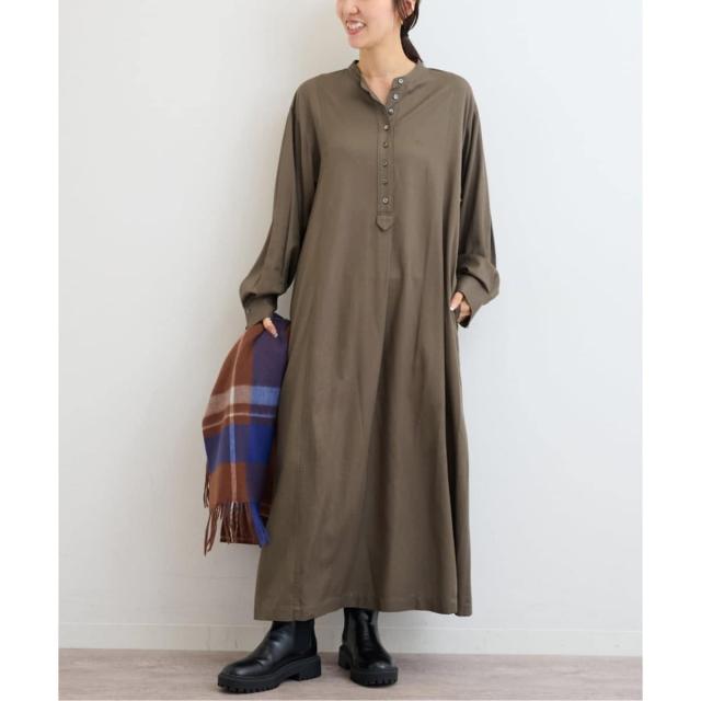 ジャーナルスタンダード レリューム（JOURNAL STANDARD relume）/《WEB限定》レーヨンツイルロングワンピース