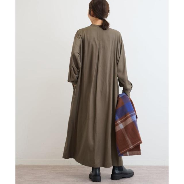 ジャーナルスタンダード レリューム（JOURNAL STANDARD relume）/《WEB限定》レーヨンツイルロングワンピース