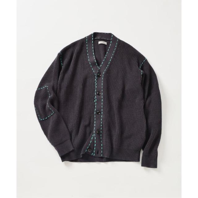 ジャーナルスタンダード レリューム（JOURNAL STANDARD relume）/ハンド ステッチ アゼ ニット カーディガン