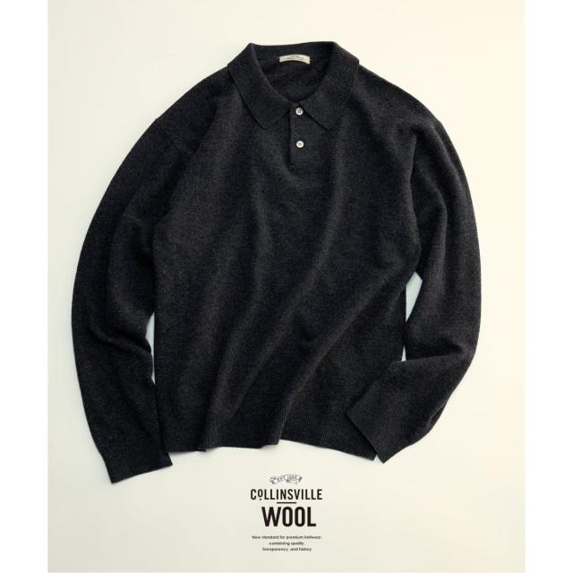 ジャーナルスタンダード レリューム（JOURNAL STANDARD relume）/COLLINS VILLE WOOL / コリンズ ビル ウールニット ポロシャツ