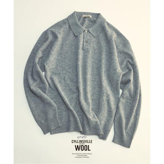 ジャーナルスタンダード レリューム（JOURNAL STANDARD relume）/COLLINS VILLE WOOL / コリンズ ビル ウールニット ポロシャツ