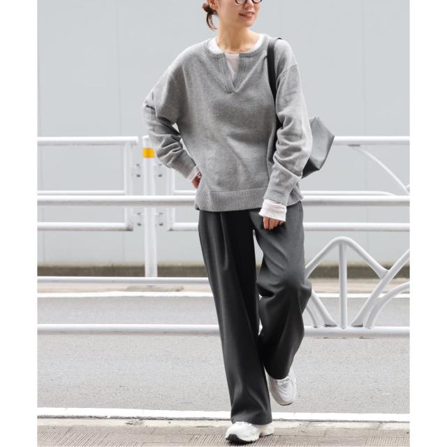 ジャーナルスタンダード レリューム（JOURNAL STANDARD relume）/《追加》ストレッチブラッシュタックパンツ