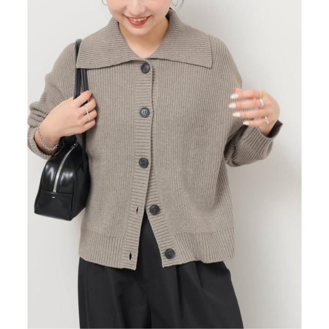 ジャーナルスタンダード レリューム（JOURNAL STANDARD relume）/ビッグカラーニットカーディガン