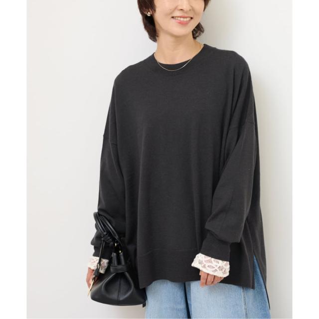 ジャーナルスタンダード レリューム（JOURNAL STANDARD relume）/《一部WEB限定追加2》BiellaYarnワイドクルーネックプルオーバー