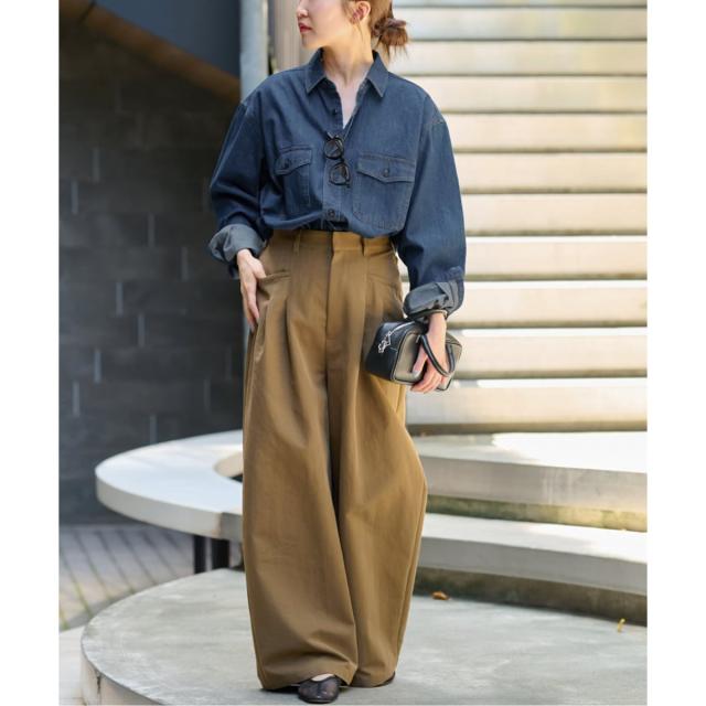 ジャーナルスタンダード レリューム（JOURNAL STANDARD relume）/《追加3》9oz デニムワークシャツ