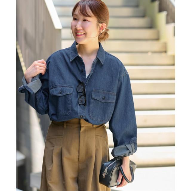 ジャーナルスタンダード レリューム（JOURNAL STANDARD relume）/《追加3》9oz デニムワークシャツ
