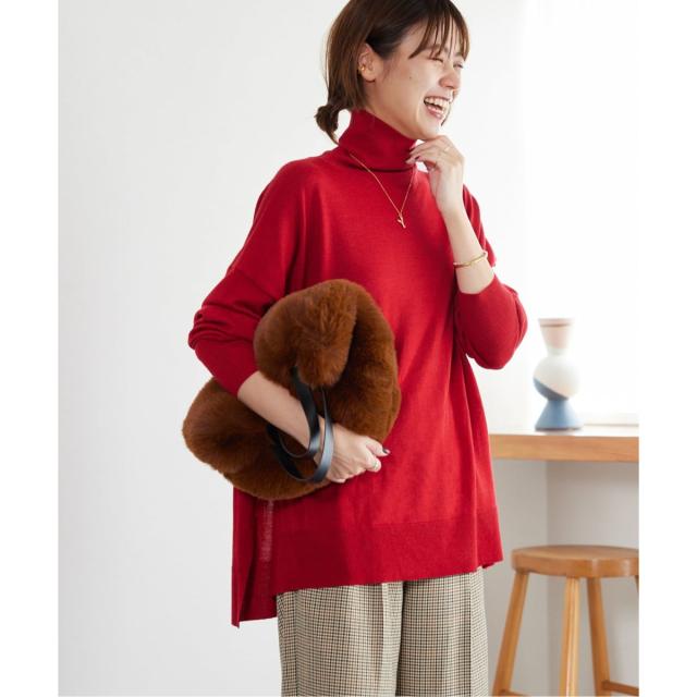 ジャーナルスタンダード レリューム（JOURNAL STANDARD relume）/《追加2 / 新色》BiellaYarnワイドタートルネック